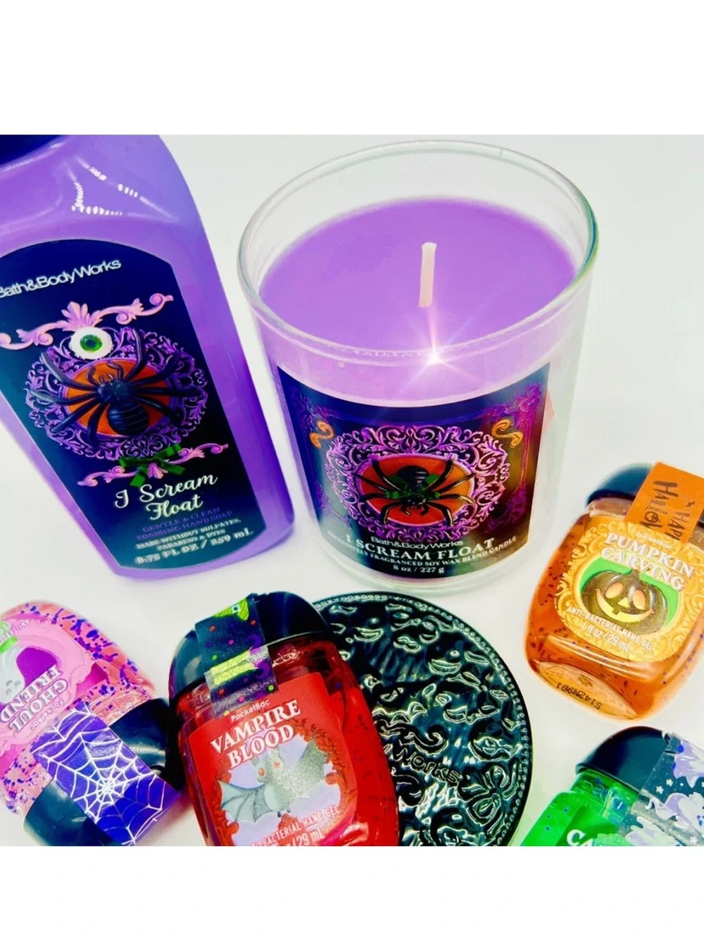 Bath & Body Works I Scream Float Wizard Frog PocketBac 7 Pc Set